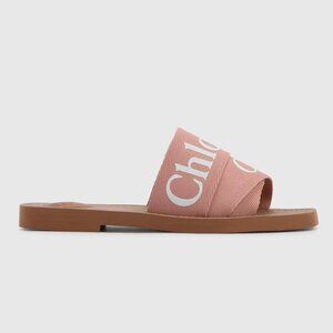 Chloé  Woody Flat Mule in Delicate Pink